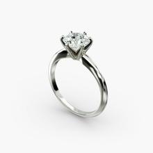 Classic Six-Prong Solitaire Engagement Ring In Platinum