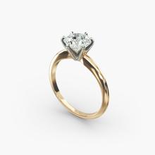 Classic Six-Prong Solitaire Engagement Ring In 14K Yellow Gold