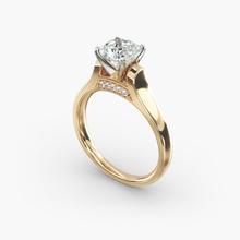 ZAC ZAC POSEN Cathedral Solitaire Plus Diamond Engagement Ring In 14K Yellow Gold