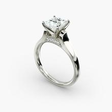 ZAC ZAC POSEN Cathedral Solitaire Plus Diamond Engagement Ring In Platinum