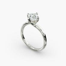 ZAC ZAC POSEN Bypass Solitaire Engagement Ring In 14k White Gold