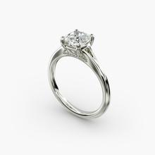 Petite Split Shank Solitaire In Platinum
