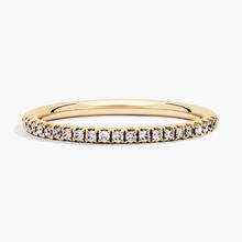 Riviera Pavé Diamond Ring In 18k Yellow Gold (1/4 Ct. Tw.)