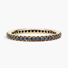 Riviera Noir Black Diamond Ring In 18k Yellow Gold (1/2 Ct. Tw.)