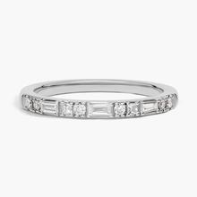 Dot Dash Diamond Ring In 14k White Gold (1/4 Ct. Tw.)