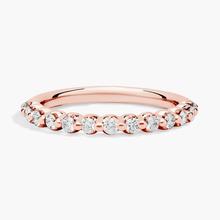 Floating Diamond Wedding Ring In 14k Rose Gold (1/3 Ct. Tw.)
