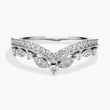 Regal Curved Diamond Ring In Platinum (1/4 Ct. Tw.)