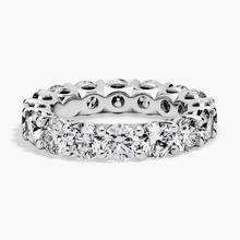 Low Dome Basket Lab-Grown Diamond Eternity Ring In 14K White Gold (5 Ct. Tw. - F-G / VS2-SI1)