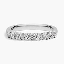 Seven Stone Low Dome Basket Lab-Grown Diamond Ring In 14k White Gold (1/2 Ct. Tw. - F-G / VS2-SI1)