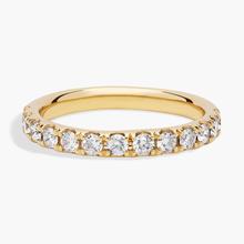 Riviera Pavé Lab-Grown Diamond Ring In 14K Yellow Gold (1/2 Ct. Tw. - F-G / VS2-SI1)