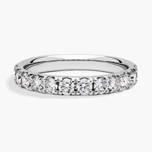 Riviera Pavé Lab-Grown Diamond Ring In 14K White Gold (1 Ct. Tw. - F-G / VS2-SI1)