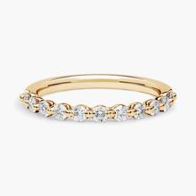 Floating Lab-Grown Diamond Wedding Ring In 14K Yellow Gold (1/2 Ct. Tw. - F-G / VS2-SI1)