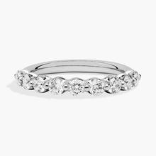Floating Diamond Wedding Ring In Platinum (3/4 Ct. Tw. - H-I / SI1-SI2)