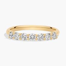 Seven Stone Trellis Diamond Ring In 14K Yellow Gold (1/2 Ct. Tw. - H-I / SI1-SI2)