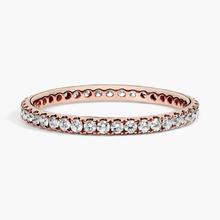 Riviera Pavé Lab-Grown Diamond Eternity Ring In 14K Rose Gold (1/2 Ct. Tw. - F-G / VS2-SI1)
