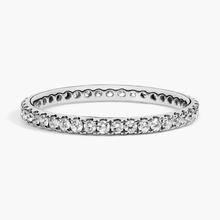 Riviera Pavé Lab-Grown Diamond Eternity Ring In 14K White Gold (1/2 Ct. Tw. - F-G / VS2-SI1)