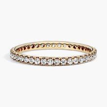Riviera Pavé Diamond Eternity Ring In 14K Yellow Gold (1/2 Ct. Tw. - H-I / SI1-SI2)