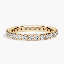 Riviera Pavé Diamond Eternity Ring In 14K Yellow Gold (1 Ct. Tw. - H-I / SI1-SI2)