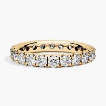 Riviera Pavé Diamond Eternity Ring In 14K Yellow Gold (2 Ct. Tw. - H-I / SI1-SI2)