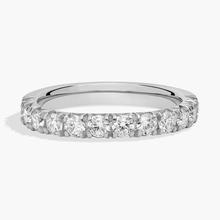 French Pavé Diamond Anniversary Ring In 14K White Gold (3/4 Ct. Tw. - H-I / SI1-SI2)