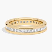 Channel Set Princess-Cut Diamond Eternity Ring In 14K Yellow Gold (1 Ct. Tw. - H-I / SI1-SI2)