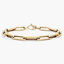 7.5" Paperclip Links Bracelet In 14k Italian Yellow Gold (5.3 Mm)
