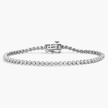 Floating Diamond Tennis Bracelet In 14k White Gold (3 Ct. Tw.)