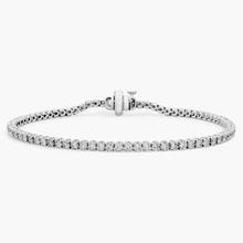 Rollover Diamond Tennis Bracelet In 14k White Gold (5 Ct.Tw)