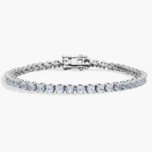 Sky Blue Topaz Tennis Bracelet In Sterling Silver (3mm)