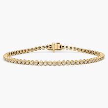 7 " Four Prong Lab-Grown Diamond Tennis Bracelet In 14K Yellow Gold (1 Ct. Tw. - F-G / VS2-SI1)
