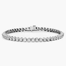 7 " Four Prong Diamond Tennis Bracelet In 14K White Gold (5 Ct. Tw. - H-I / SI1-SI2)