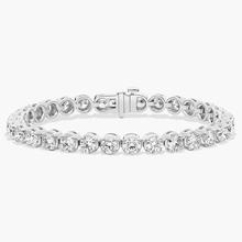 7 " Four Prong Lab-Grown Diamond Tennis Bracelet In 14K White Gold (12 Ct. Tw. - F-G / VS2-SI1)