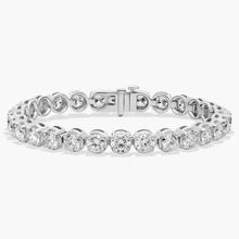 7 " Four Prong Lab-Grown Diamond Tennis Bracelet In 14K White Gold (15 Ct. Tw. - F-G / VS2-SI1)