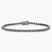 Black Diamond Tennis Bracelet In Black Rhodium-Plated 14K White Gold (2 Ct. Tw.)