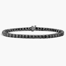 Black Diamond Tennis Bracelet In Black Rhodium-Plated 14K White Gold (14 Ct. Tw.)