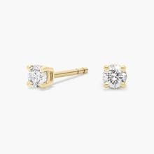 Diamond Stud Earrings In 14k Yellow Gold (1/5 Ct. Tw.)