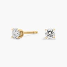 Diamond Stud Earrings In 14k Yellow Gold (1/3 Ct. Tw.)
