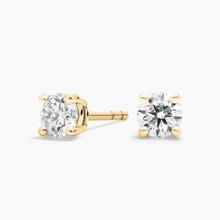 Diamond Stud Earrings In 14k Yellow Gold (1/2 Ct. Tw.)