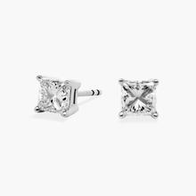 Princess Cut Lab-Grown Diamond Princess Cut Stud Earrings In 14k White Gold (1 1/2 Ct. Tw. - F-G / VS2-SI1)
