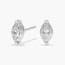 Marquise Cut Diamond Stud Earrings In Platinum (1 1/2 Ct. Tw. - H-I / SI1-SI2)