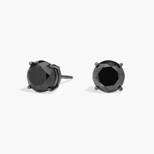Black Diamond Stud Earrings In Black Rhodium-Plated 14K White Gold (2 Ct. Tw.)