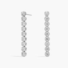 Diamond Linear Drop Earrings In 14K White Gold (1 1/2 Ct. Tw.)