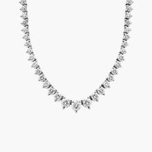Graduated Diamond Eternity Necklace In 18k White Gold (7 Ct. Tw.)