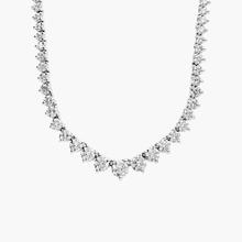 Graduated Eternity Diamond Necklace In 18k White Gold (10 Ct. Tw.)