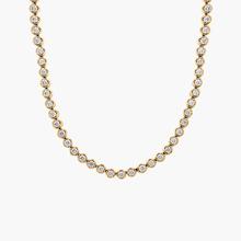 Straight Eternity Necklace In Yellow Gold (5 Ct. Tw.)