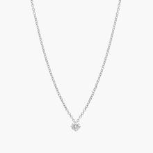 Kite Set Solitaire Diamond Pendant In 14K White Gold (1/4 Ct. Tw. - H-I / SI1-SI2)