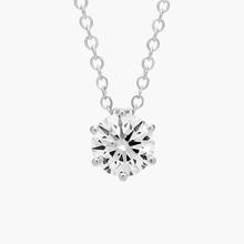 Wire Basket Diamond Pendant In 14K White Gold (1/2 Ct. Tw. - H-I / SI1-SI2)